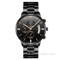 Hannah Martin G001 Men Cheap Hot Sell Calendar Rose Gold Luxury Classic Quartz Watches Men Wrist Digital Waterproof Wrist Watch